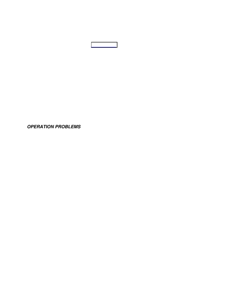 Operation problems | IBM 715 P/N - 13H6715 User Manual | Page 34 / 47