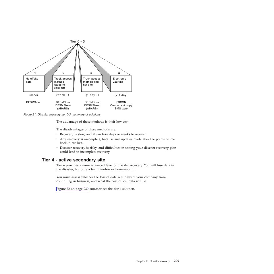 Tier 4 - active secondary site | IBM SC34-7012-01 User Manual | Page 241 / 268