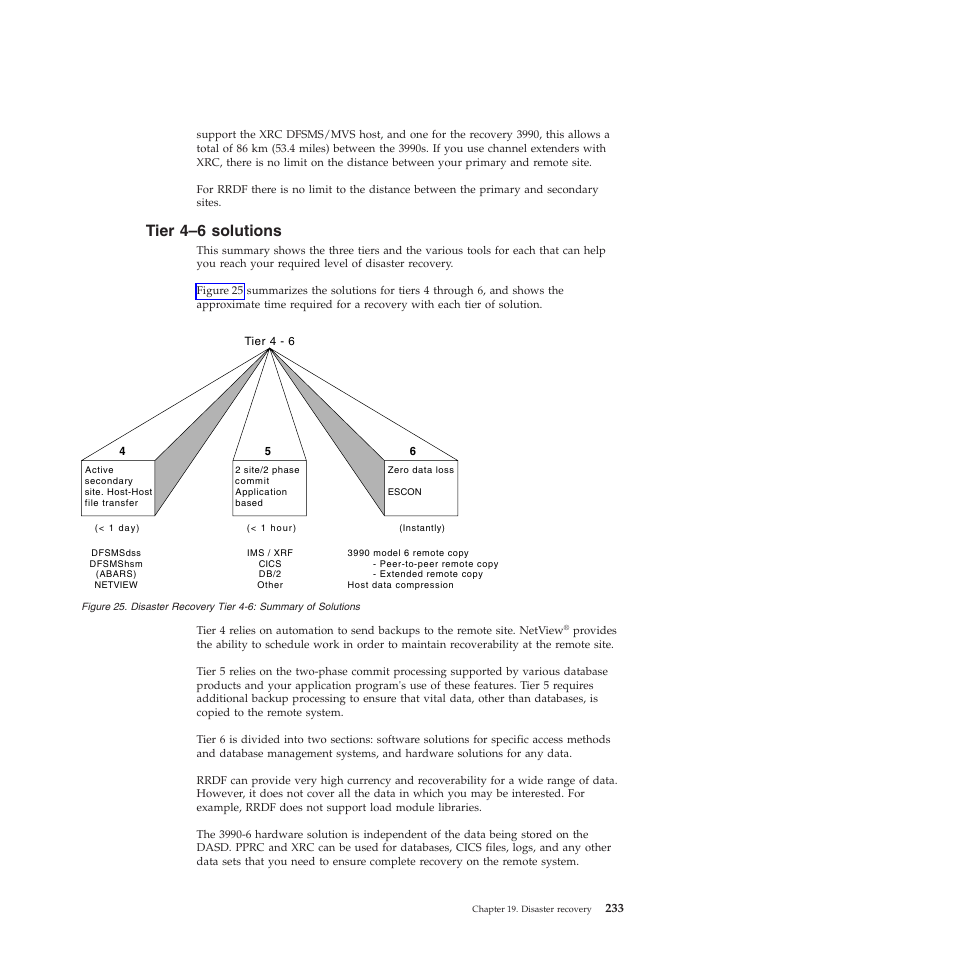 Tier 4–6 solutions | IBM SC34-7012-01 User Manual | Page 245 / 268