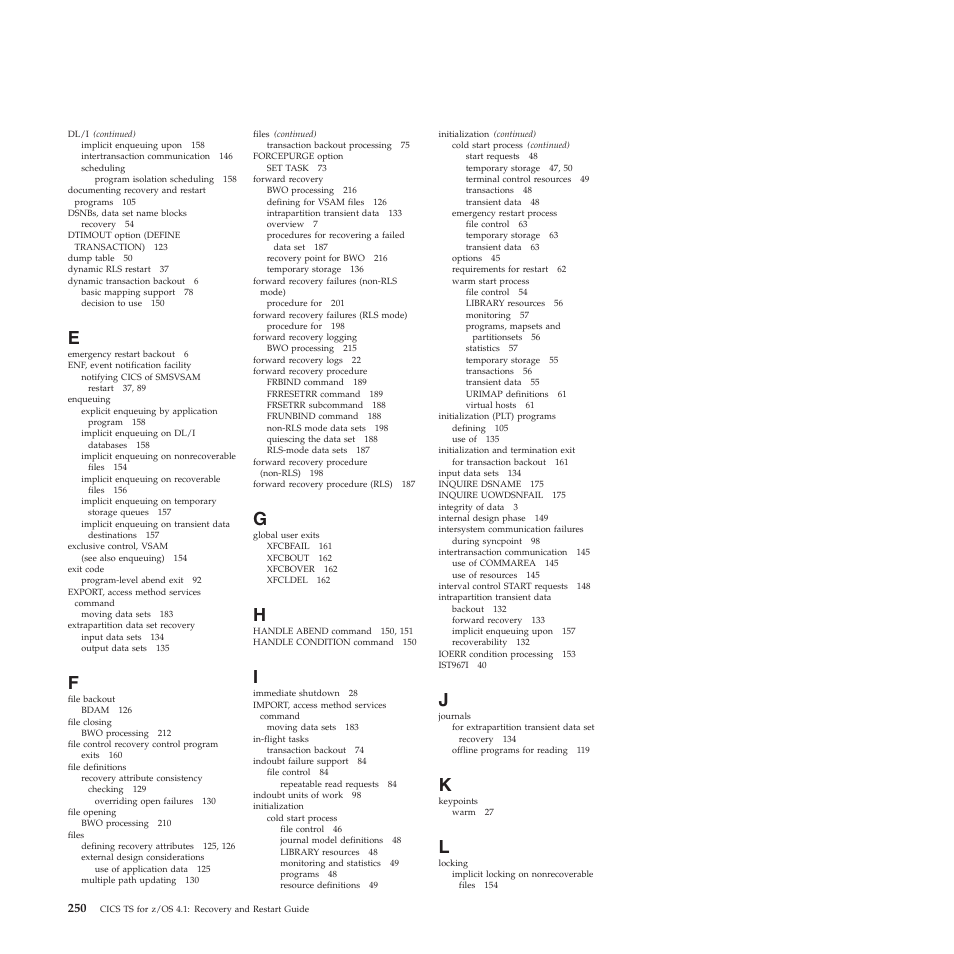 IBM SC34-7012-01 User Manual | Page 262 / 268