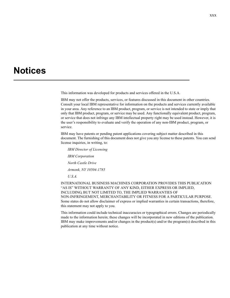 Notices | IBM 24R9718 IB User Manual | Page 31 / 59