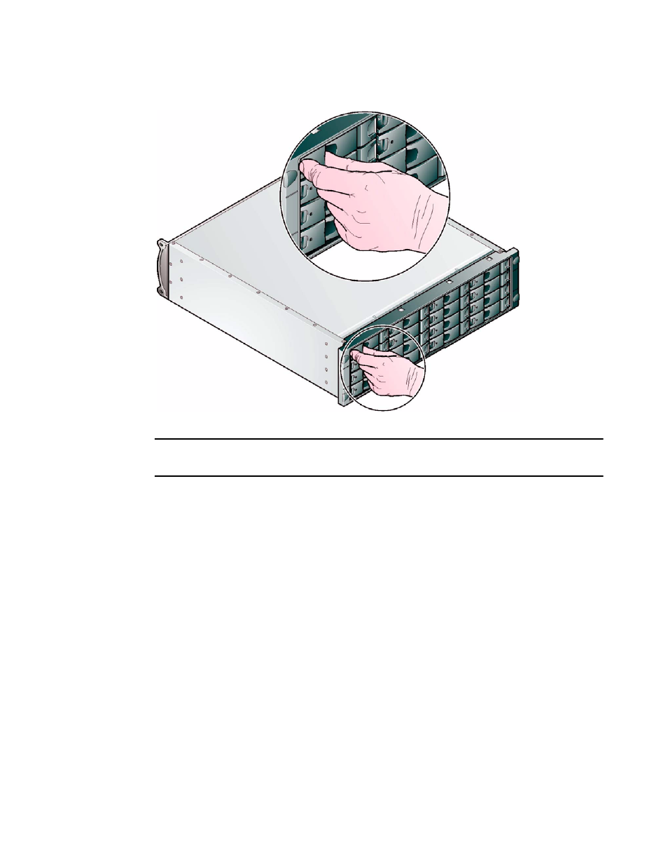 3 dummy carrier modules, 4 engaging the anti-tamper locks, 1 activating the locks | Dummy carrier modules, Engaging the anti-tamper locks | IBM DCS9550 1S1 User Manual | Page 44 / 79