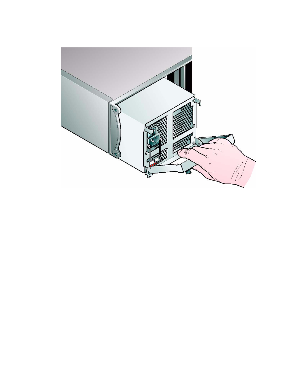 2 ops panel, 3 scm i/o module, 1 removing the module | Ops panel, Scm i/o module, Figure 4–4 | IBM DCS9550 1S1 User Manual | Page 63 / 79
