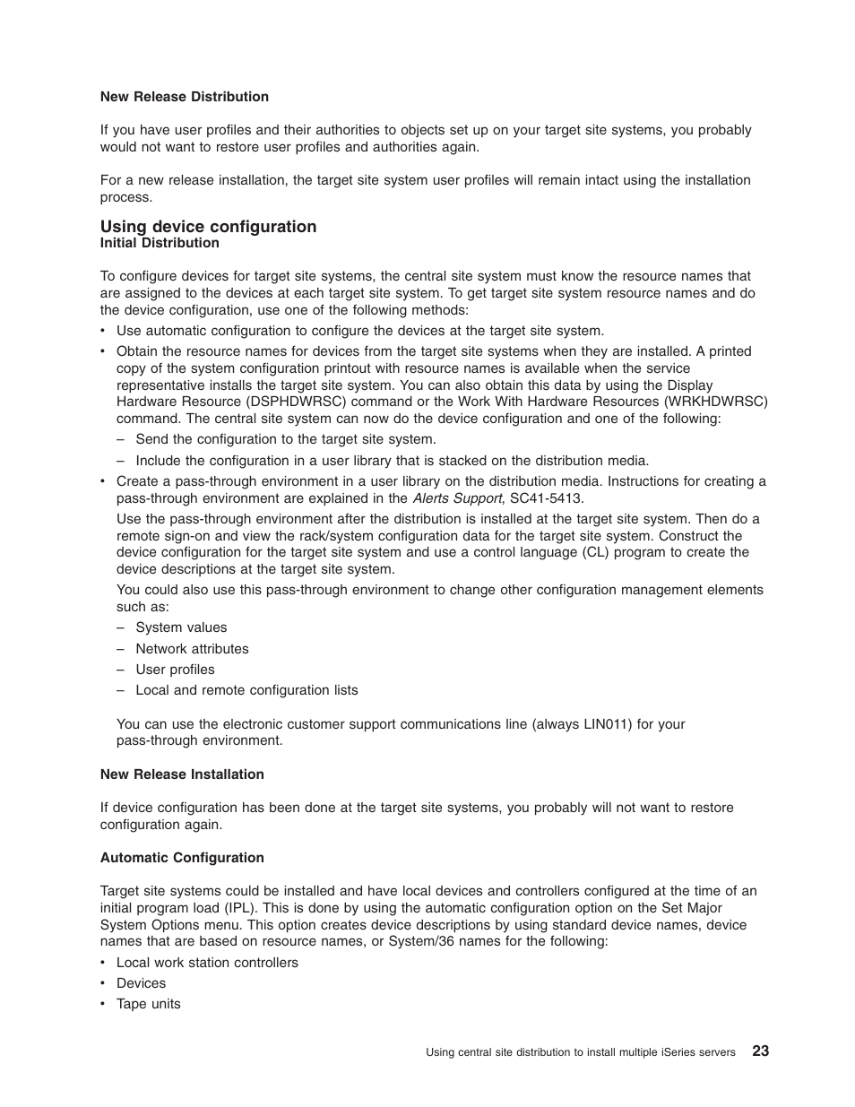 Using device configuration | IBM iSeries User Manual | Page 29 / 64