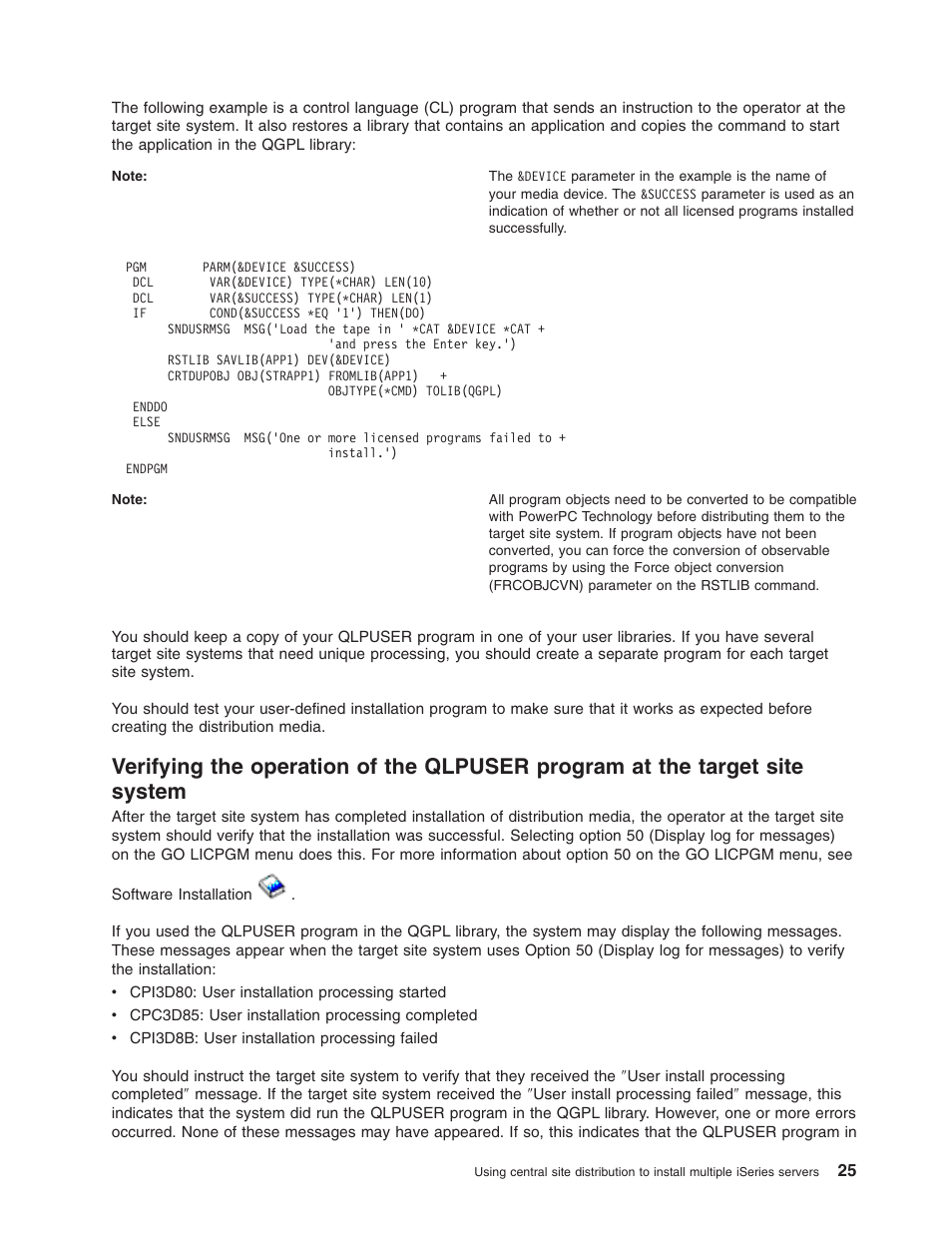 IBM iSeries User Manual | Page 31 / 64
