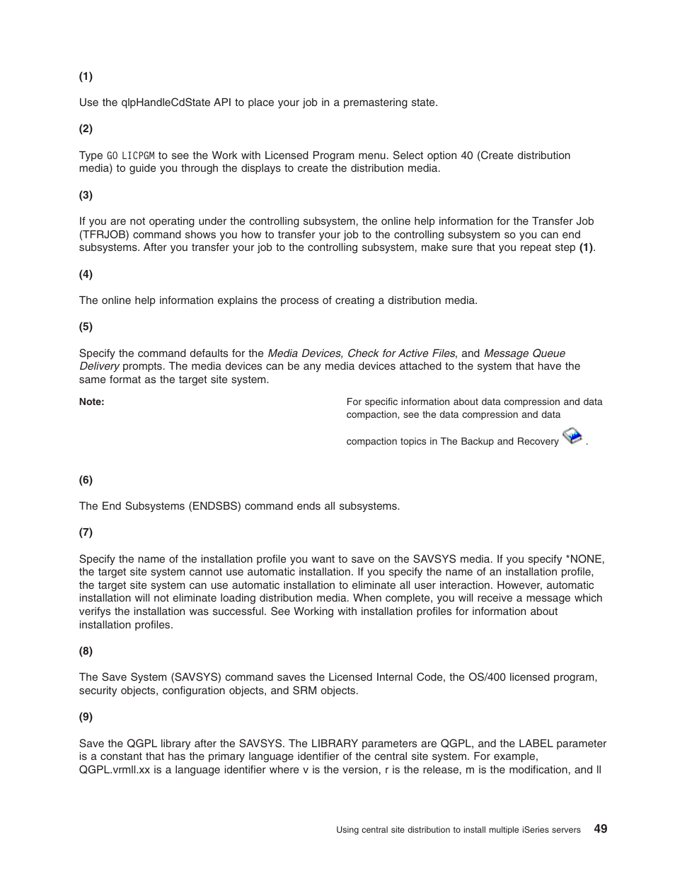 IBM iSeries User Manual | Page 55 / 64