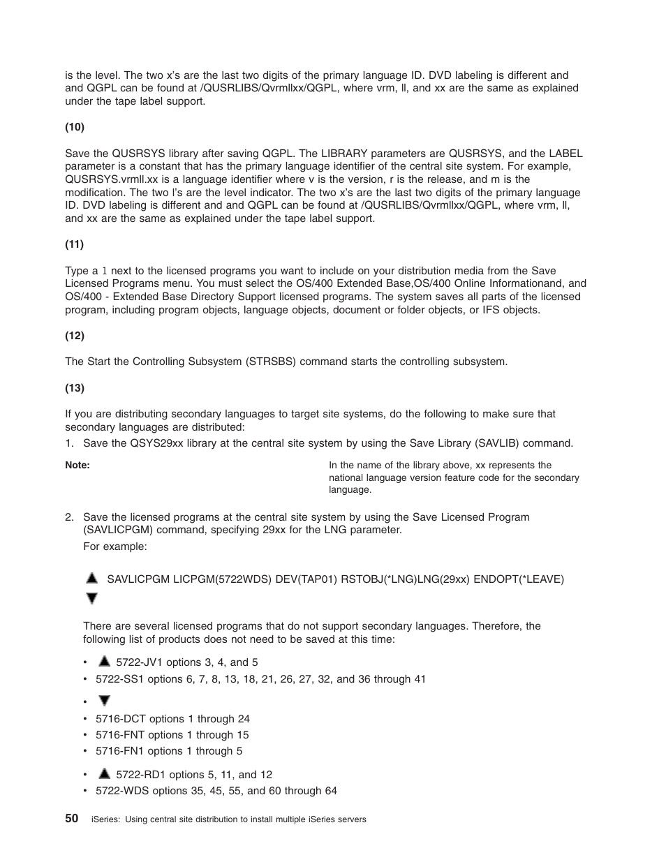 IBM iSeries User Manual | Page 56 / 64