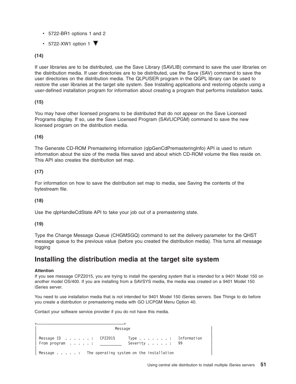 IBM iSeries User Manual | Page 57 / 64