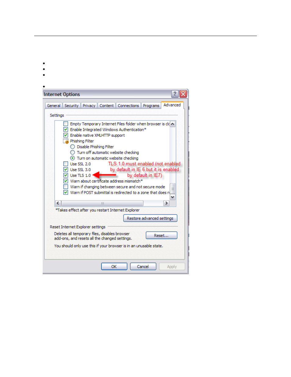 3 tls 1.0, 4 binary and script behavior | IBM DISA e-collaboration User Manual | Page 17 / 51