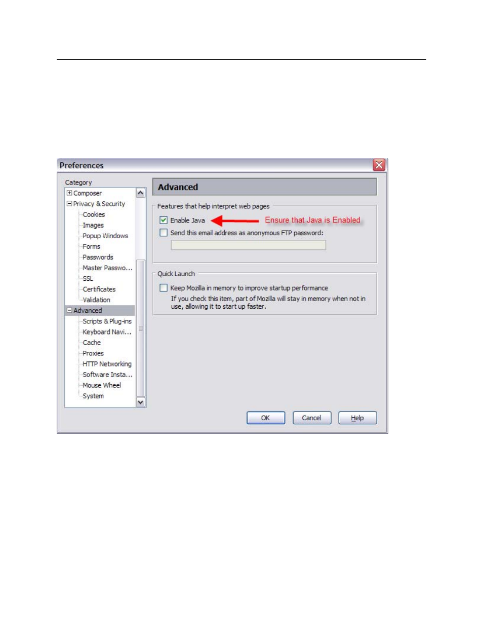 3 mozilla, 1 sun java, 2 tls | Mozilla | IBM DISA e-collaboration User Manual | Page 22 / 51