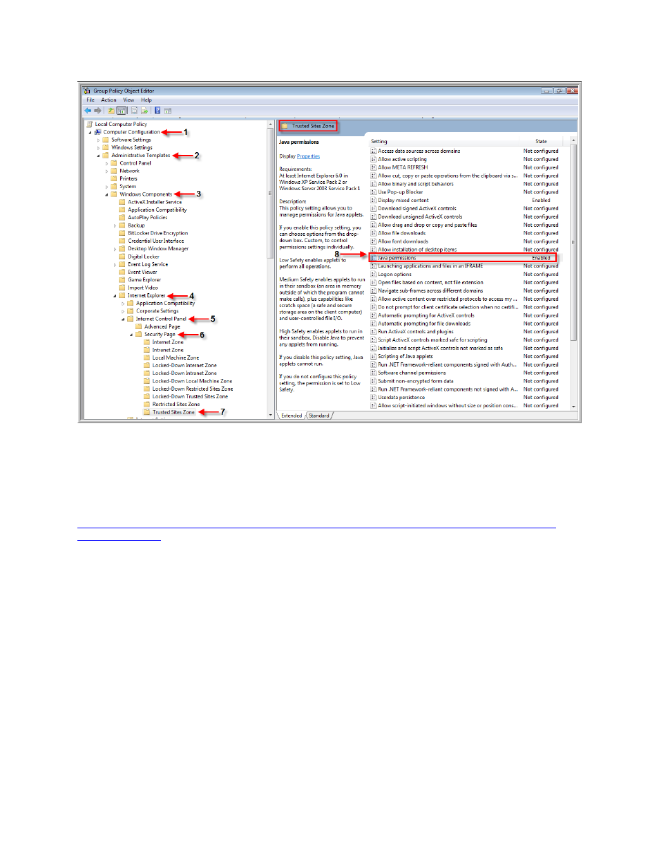 B.5 change java permissions, Hange, Ermissions | IBM DISA e-collaboration User Manual | Page 37 / 51