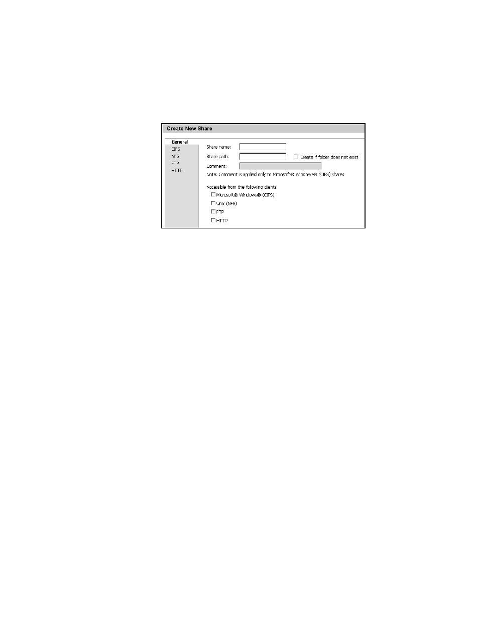 Removing a windows or unix share | Iomega DataSafe Network Device User Manual | Page 121 / 164