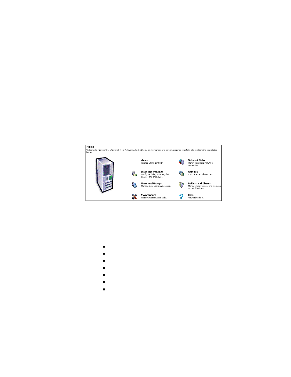 Home page | Iomega DataSafe Network Device User Manual | Page 20 / 164