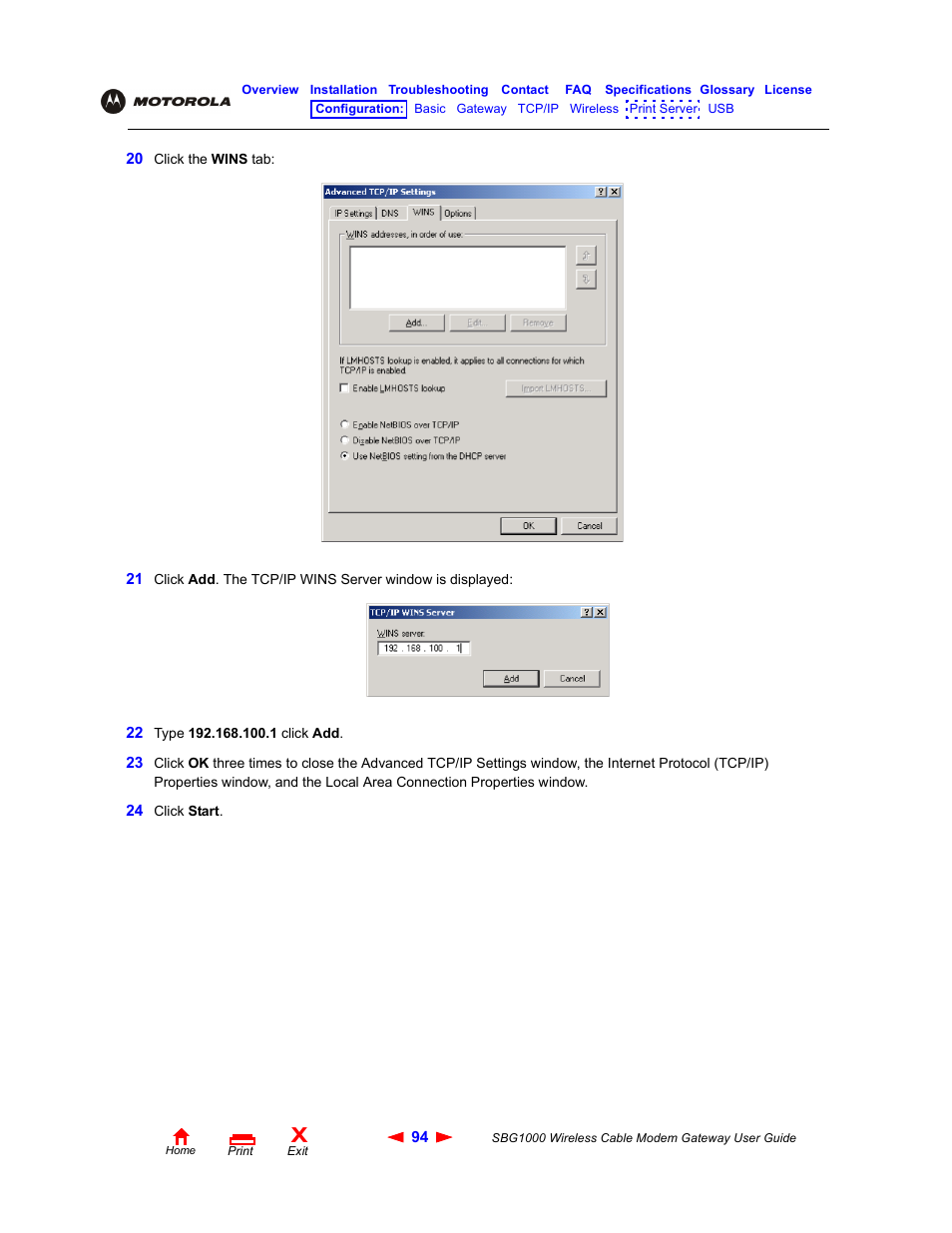 Iomega SBG1000 User Manual | Page 100 / 154