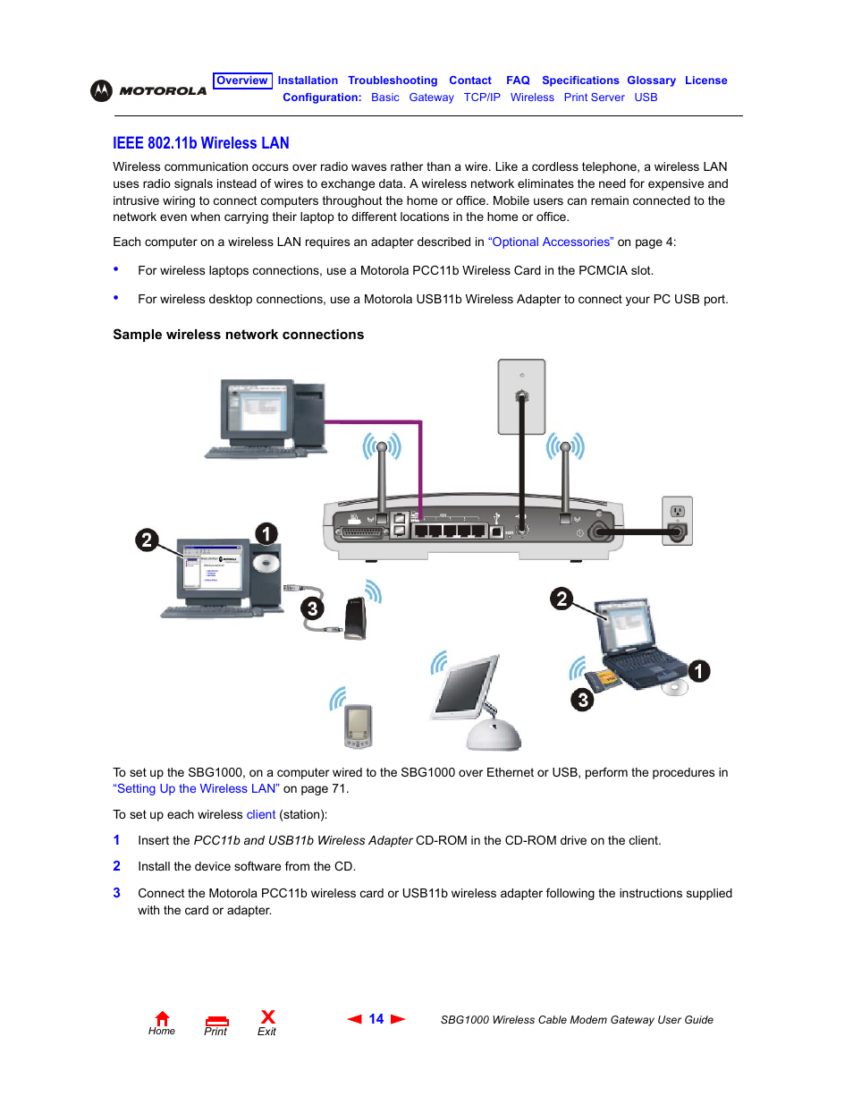 Ieee802.11b wireless lan, Ieee 802.11b wireless lan | Iomega SBG1000 User Manual | Page 20 / 154