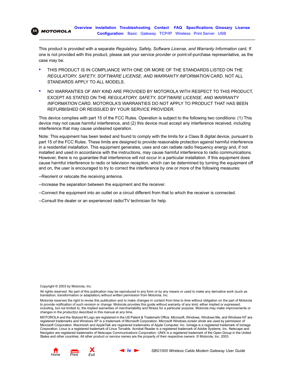 Iomega SBG1000 User Manual | Page 4 / 154
