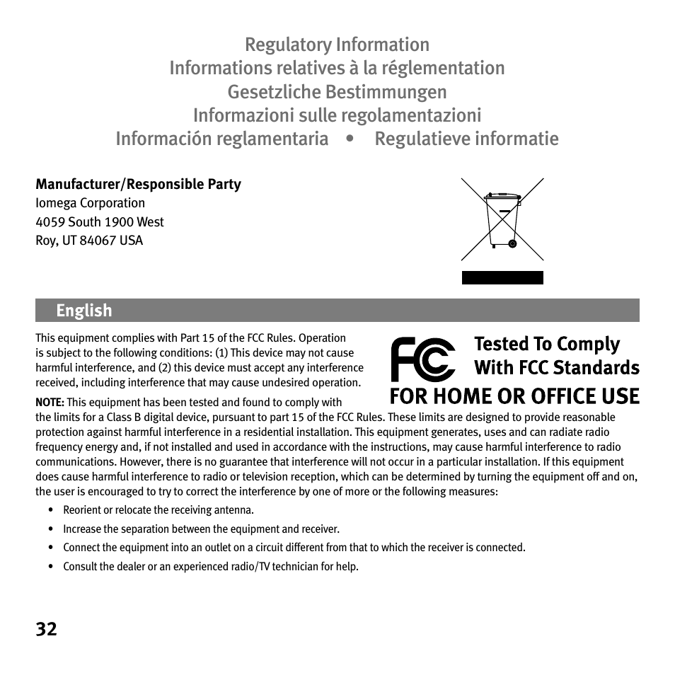 Iomega Portable Hard Drive eGo Helium User Manual | Page 32 / 36