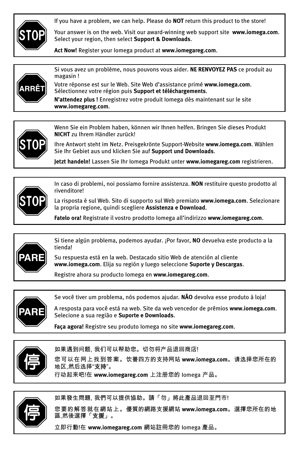 Iomega Desktop Hard Drive UDB User Manual | Page 2 / 20