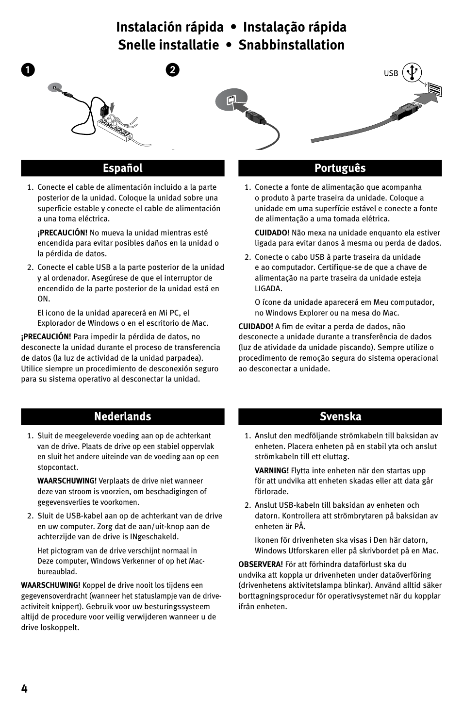 Iomega Desktop Hard Drive UDB User Manual | Page 4 / 20