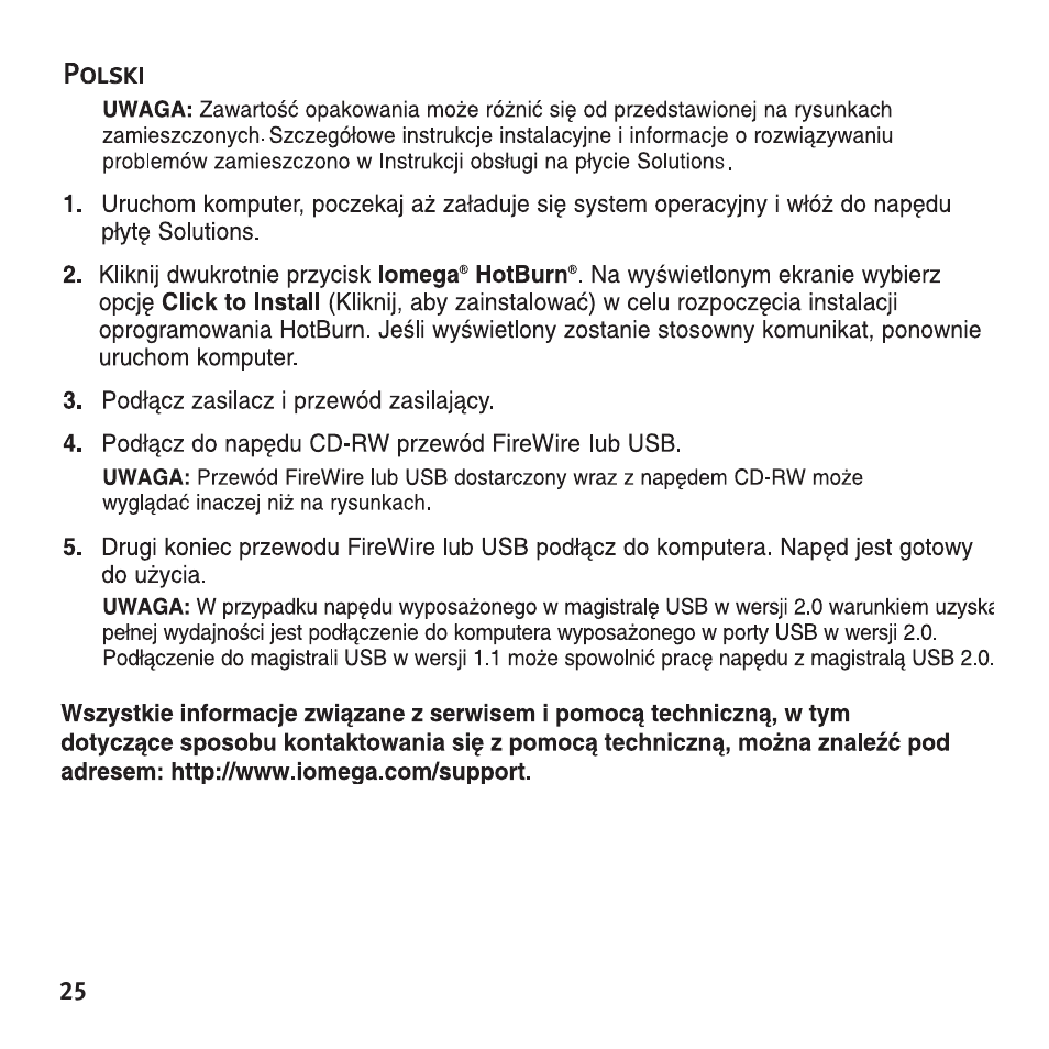 Iomega HotBurn User Manual | Page 24 / 26