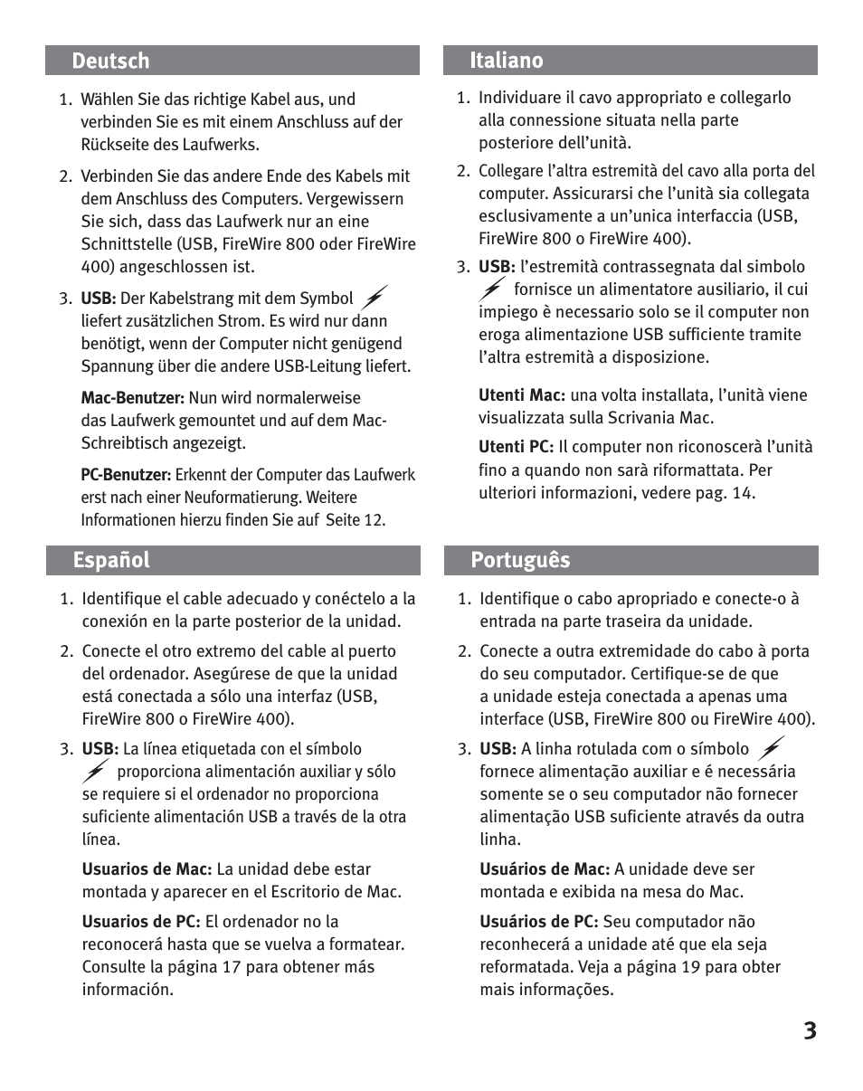 Iomega eGo Portable User Manual | Page 3 / 40