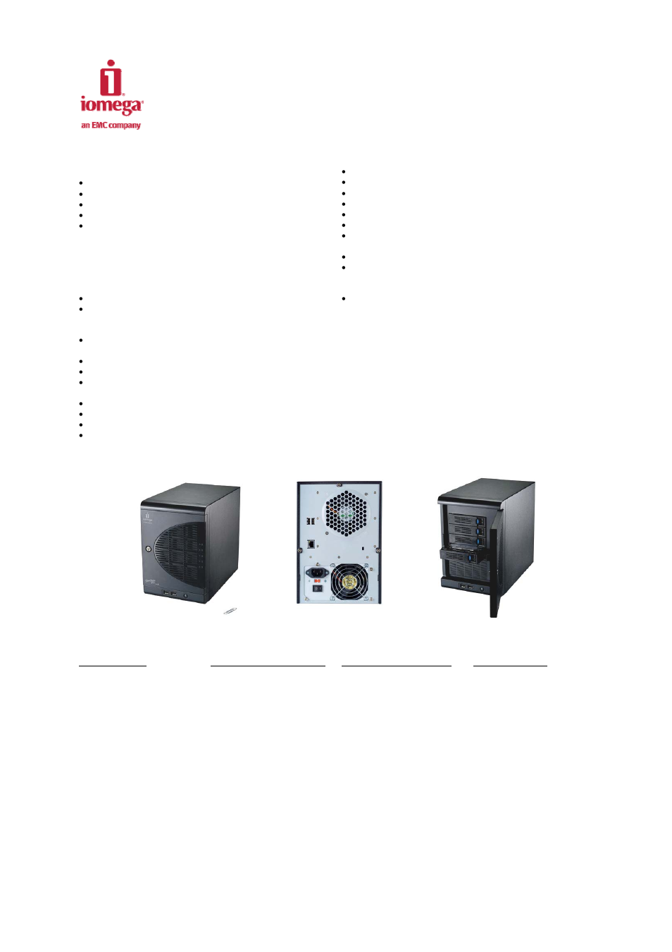 Iomega STORCENTER IX4-100 User Manual | Page 2 / 2