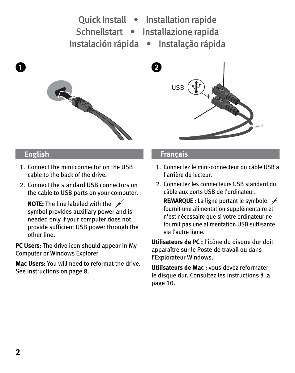 Iomega eGo 3 User Manual | Page 2 / 36