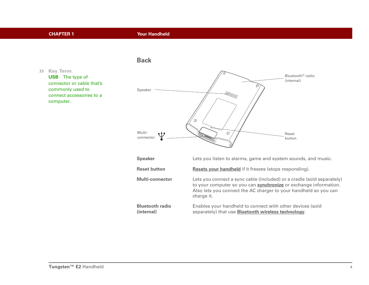 Back | Int'l Wireless E2 User Manual | Page 13 / 159