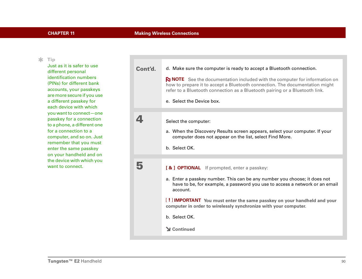 Int'l Wireless E2 User Manual | Page 99 / 159