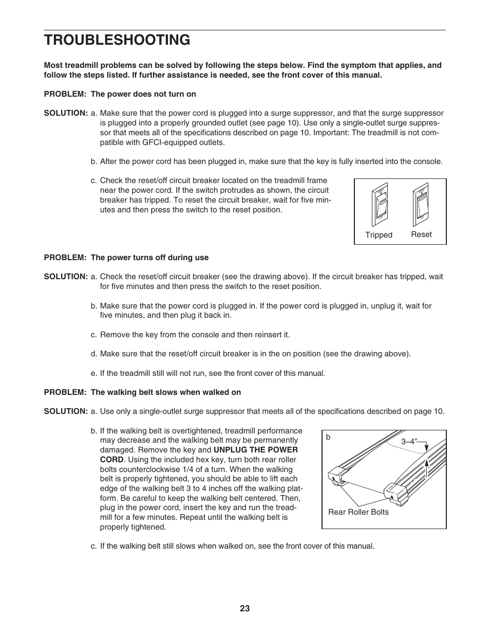 Troubleshooting | Image IMTL94106.2 User Manual | Page 23 / 30