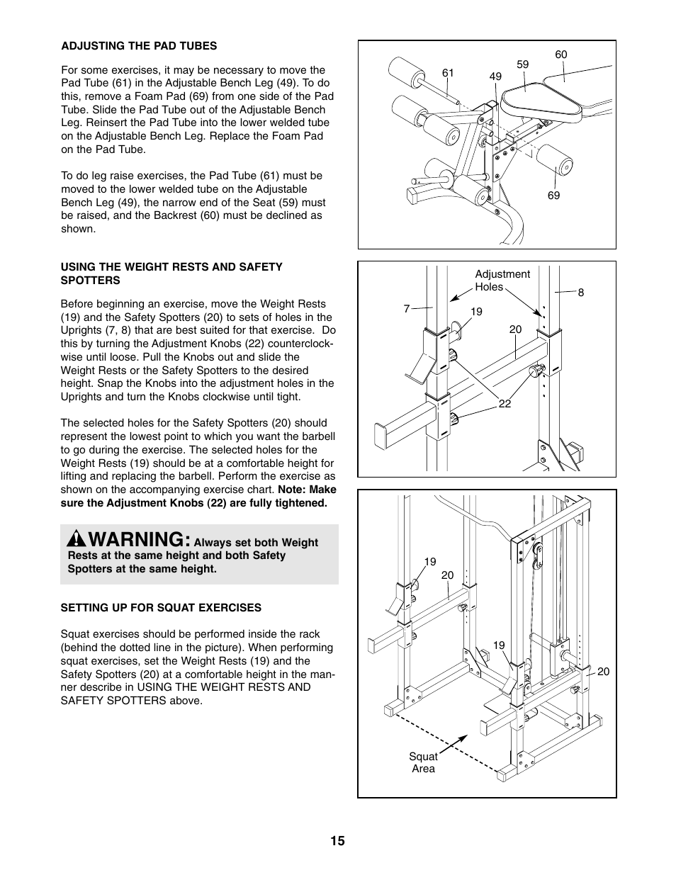 Warning | Image IMBE39400 User Manual | Page 15 / 22