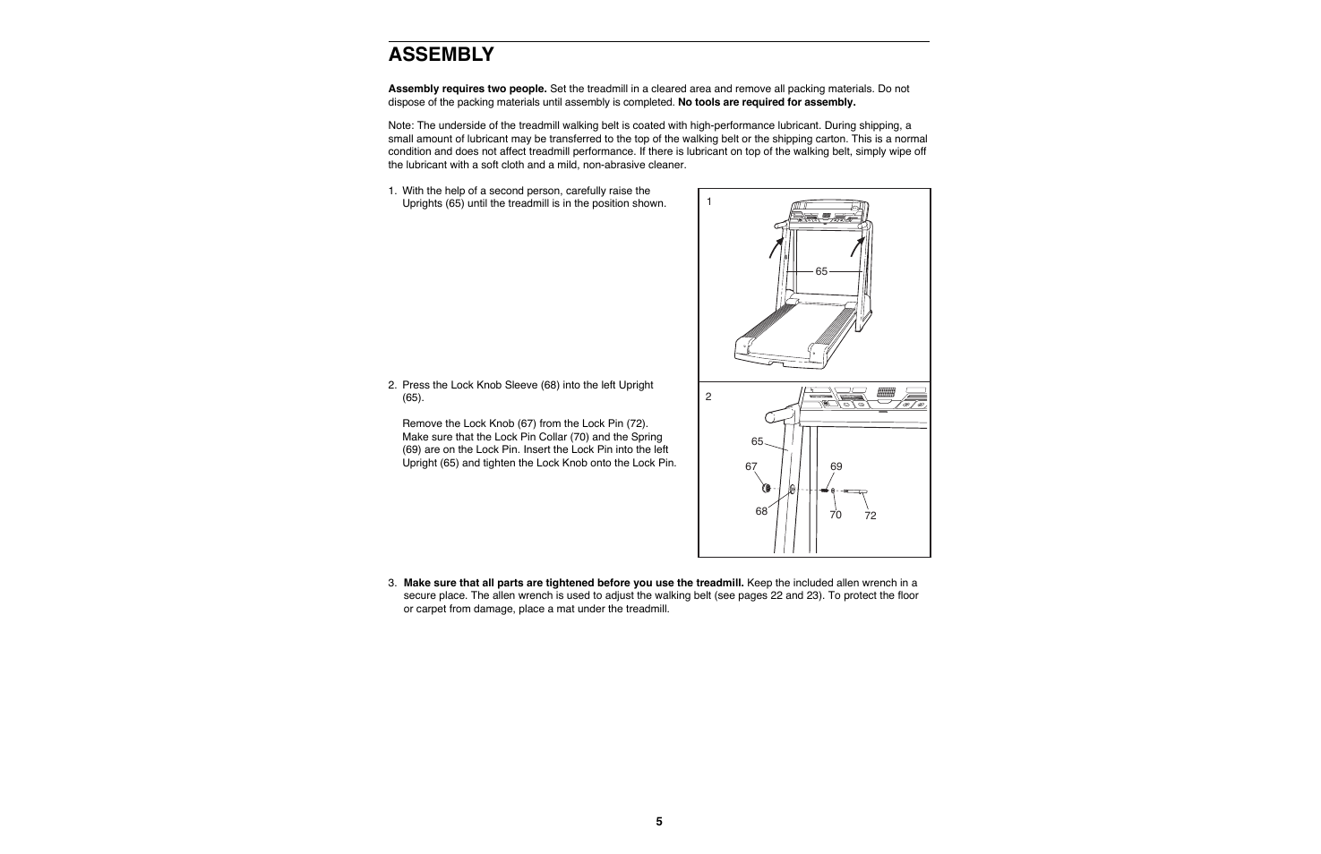 Assembly | Image IMTL11990 User Manual | Page 5 / 30