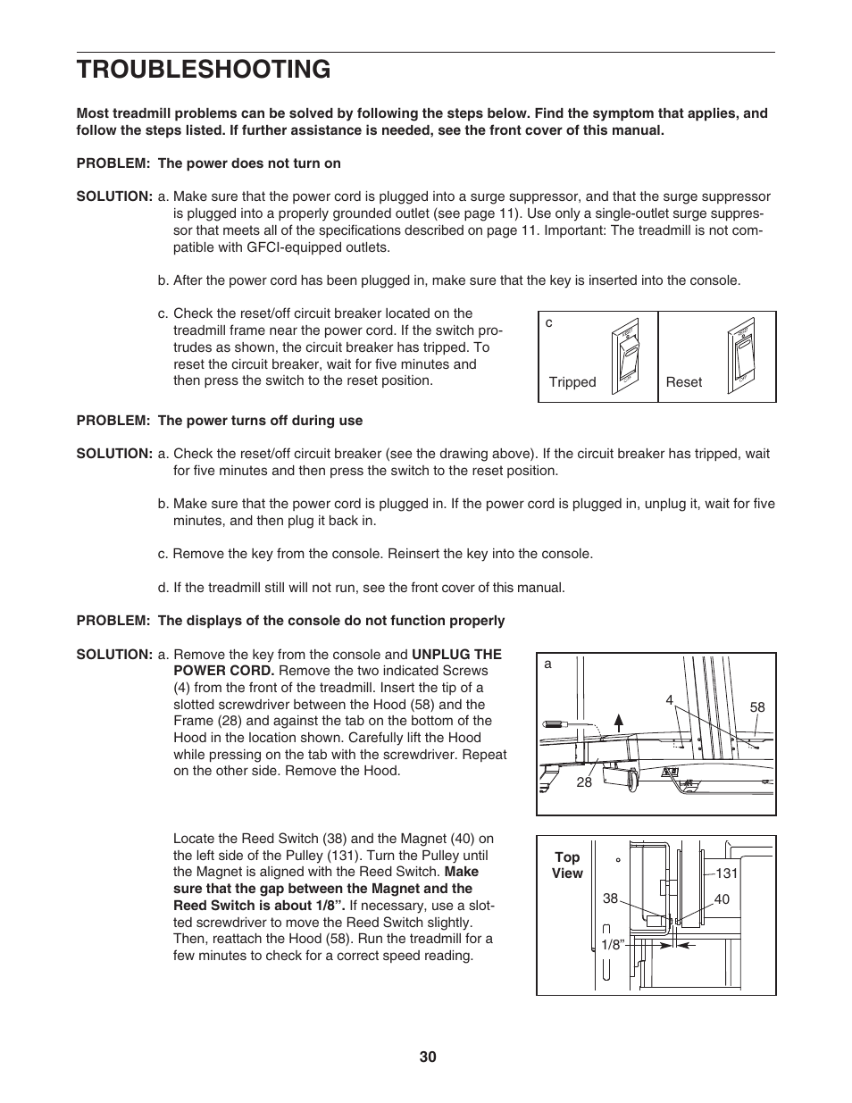 Troubleshooting | Image IMTL19905 User Manual | Page 30 / 38