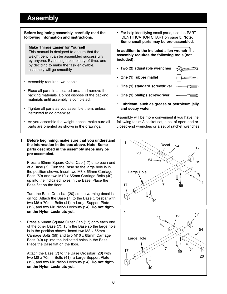 Assembly | Image IMBE53991 User Manual | Page 6 / 18