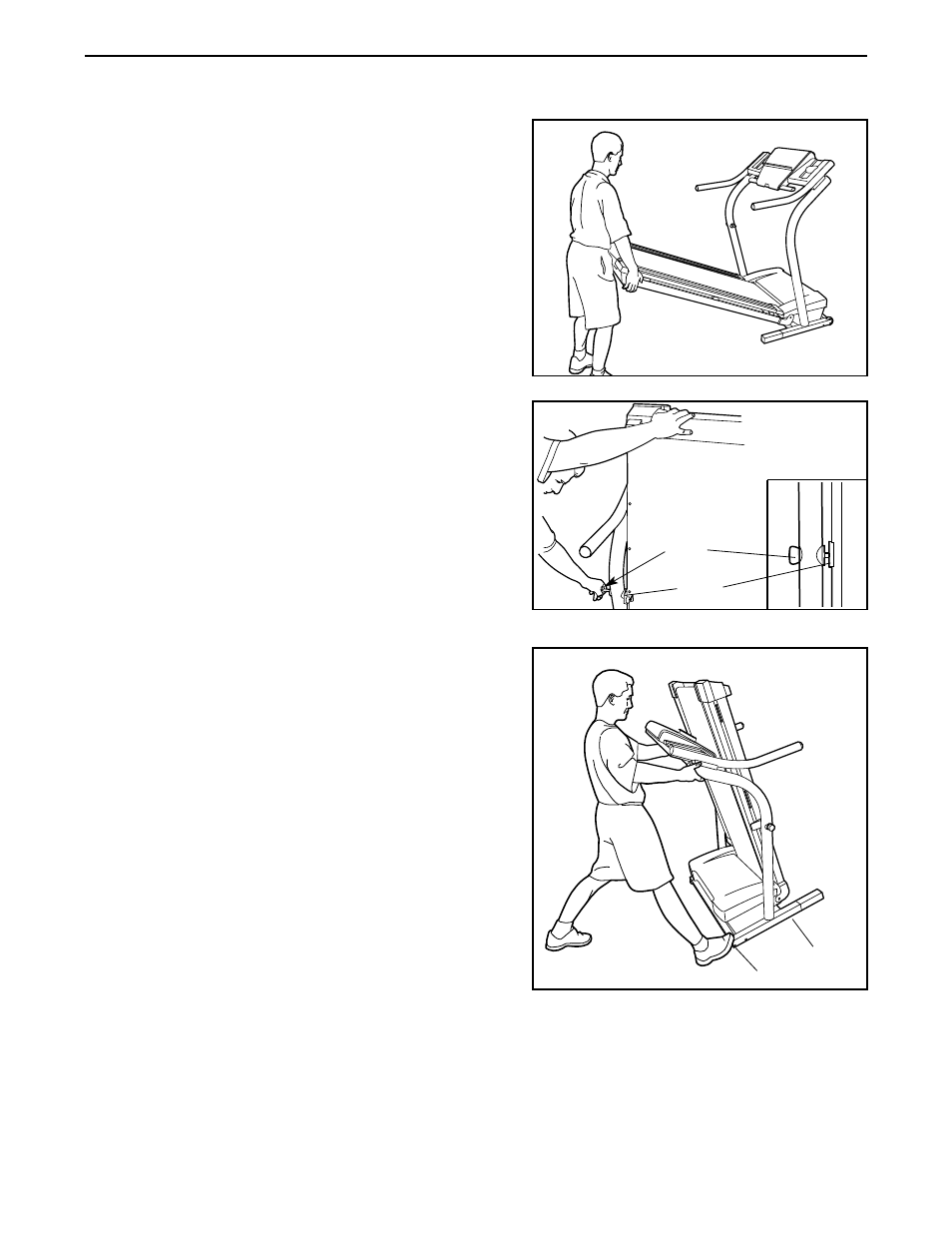 How to fold and move the treadmill | Image IMTL11995 User Manual | Page 25 / 34