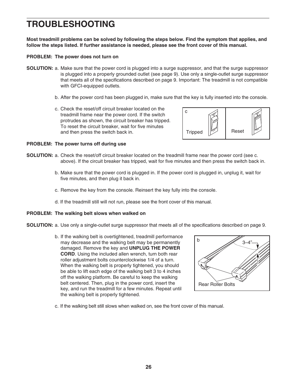 Troubleshooting | Image IMTL11905 User Manual | Page 26 / 34