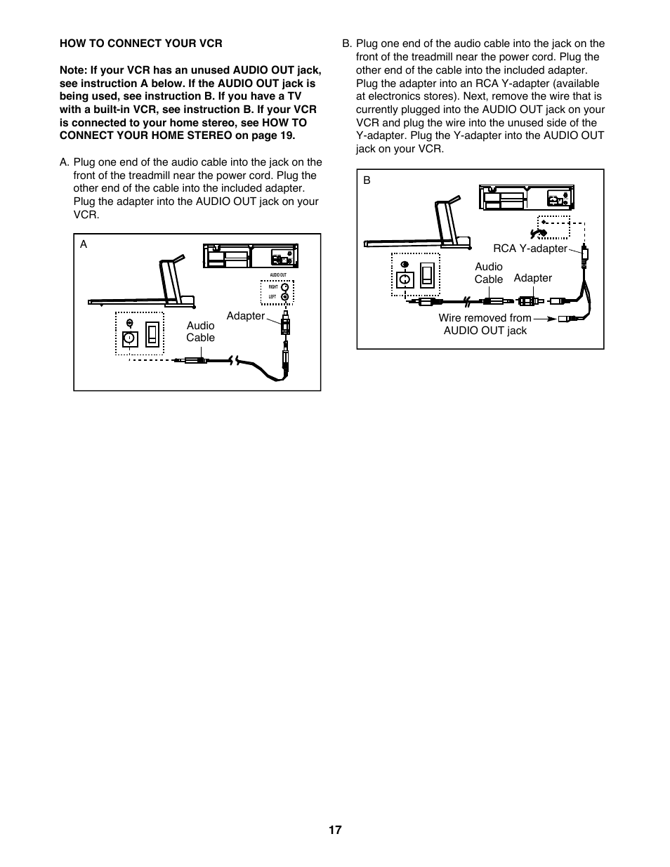 Audio cable adapter a | Image IMTL315040 User Manual | Page 17 / 32