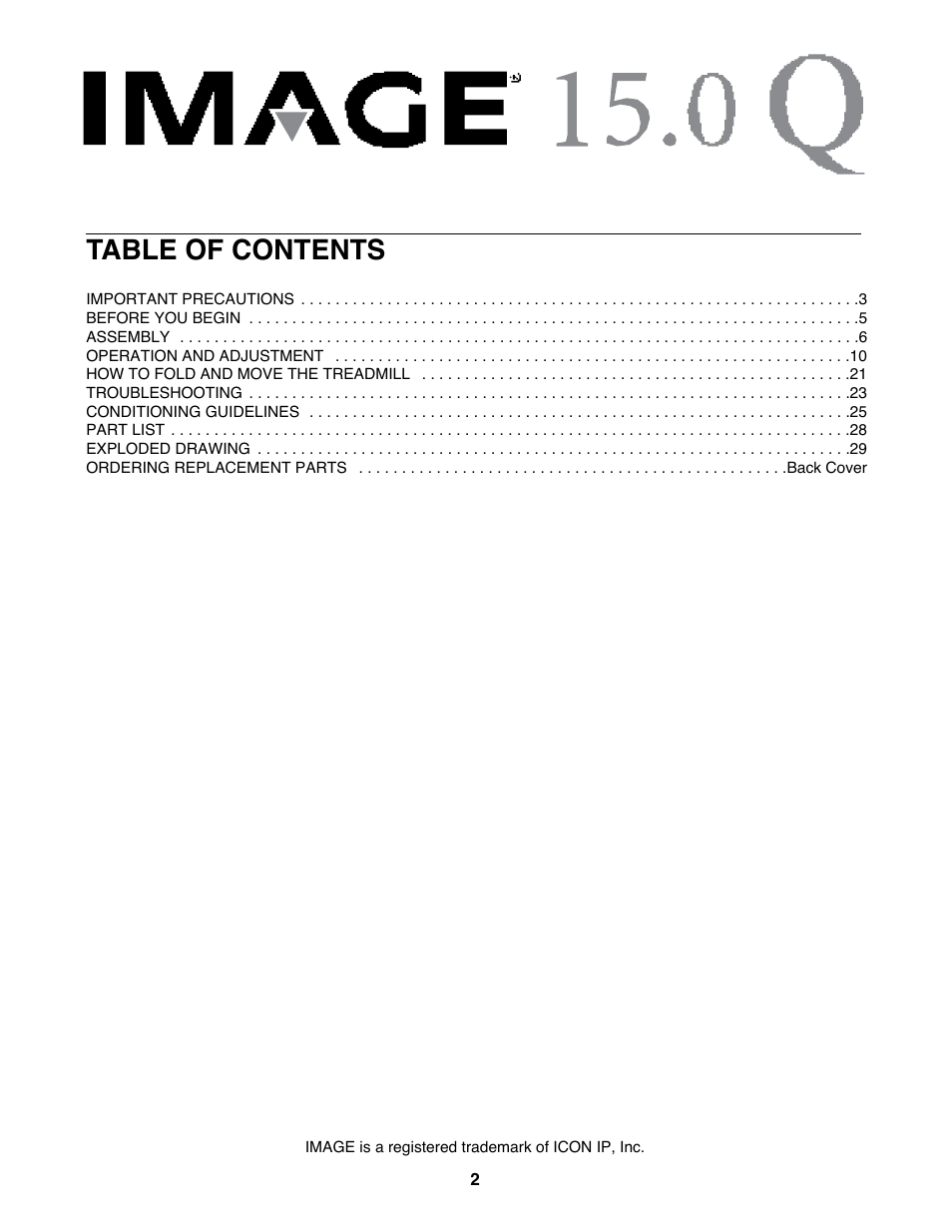 Image IMTL315040 User Manual | Page 2 / 32