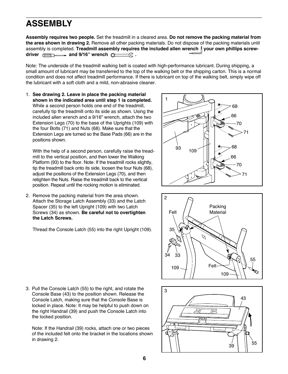 Assembly | Image HGTL09110O User Manual | Page 6 / 31