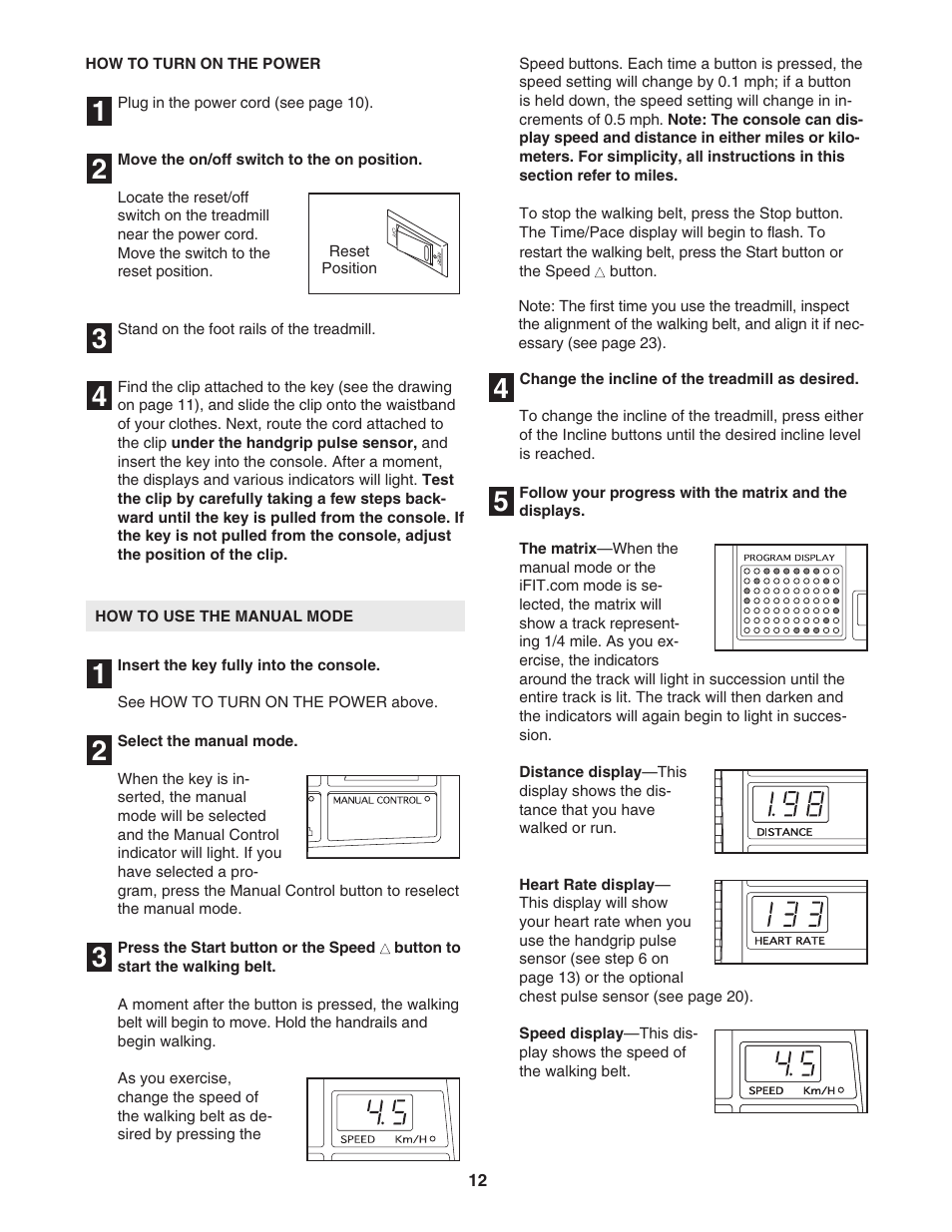 Image 16.0 Q treadmill IMTL4153.1 User Manual | Page 12 / 30