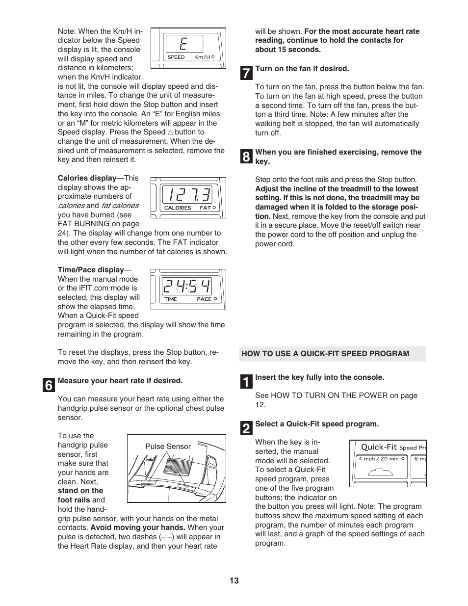 Image 16.0 Q treadmill IMTL4153.1 User Manual | Page 13 / 30