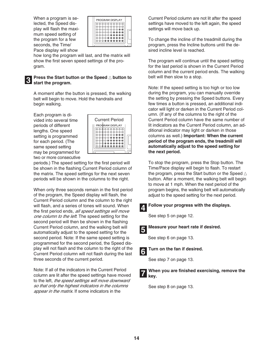 Image 16.0 Q treadmill IMTL4153.1 User Manual | Page 14 / 30