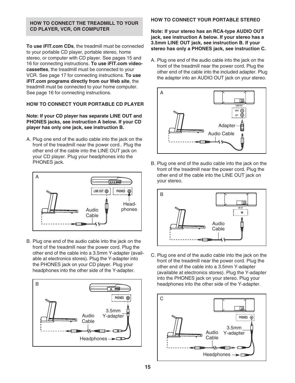 Image 16.0 Q treadmill IMTL4153.1 User Manual | Page 15 / 30