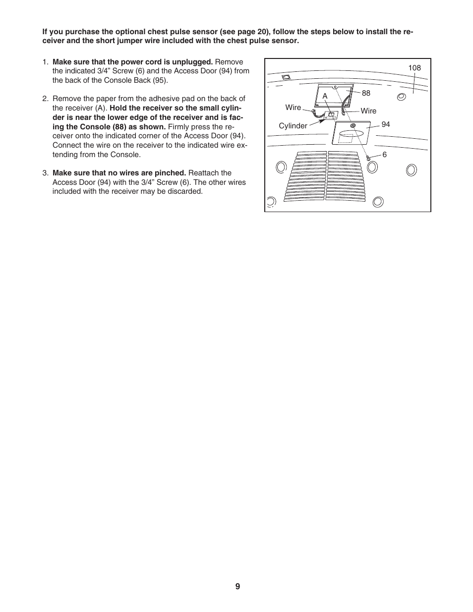 Image 16.0 Q treadmill IMTL4153.1 User Manual | Page 9 / 30