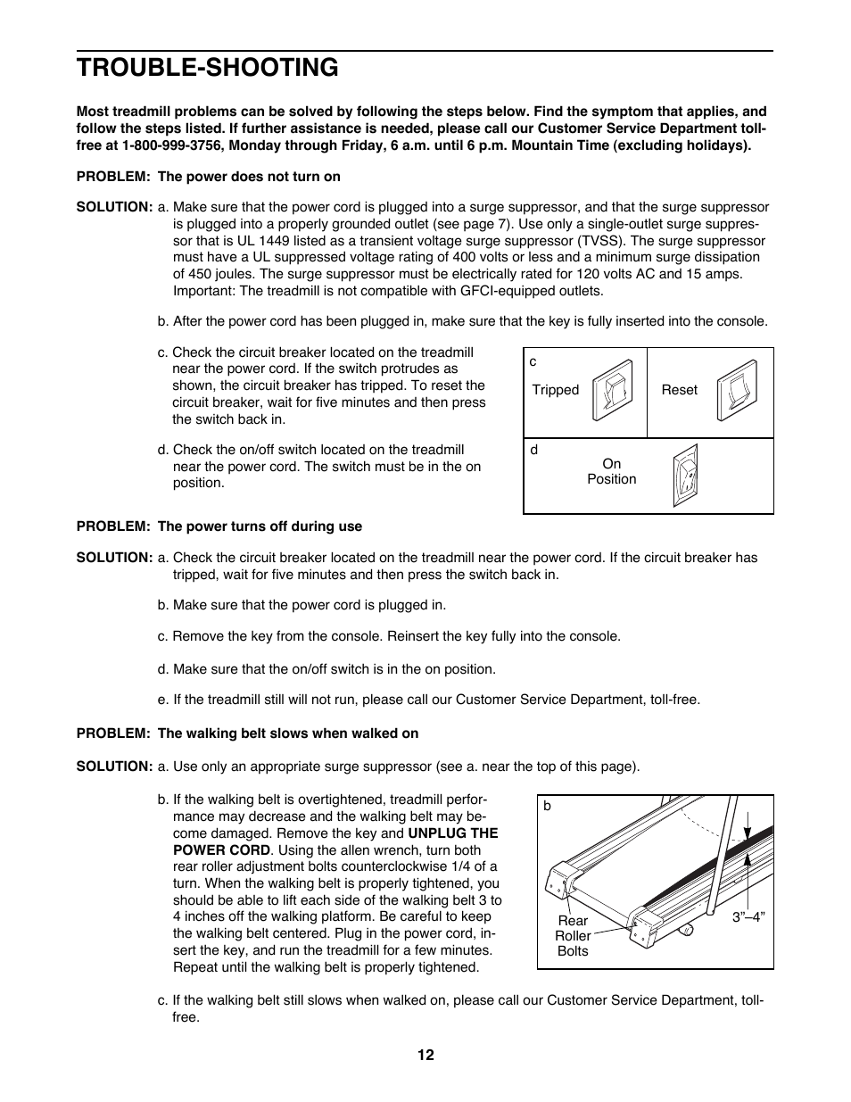 Trouble-shooting | Image IMTL11901 User Manual | Page 12 / 19