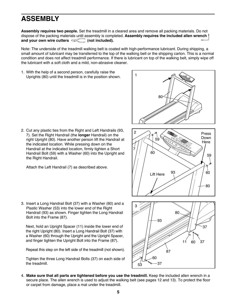 Assembly | Image IMTL11901 User Manual | Page 5 / 19