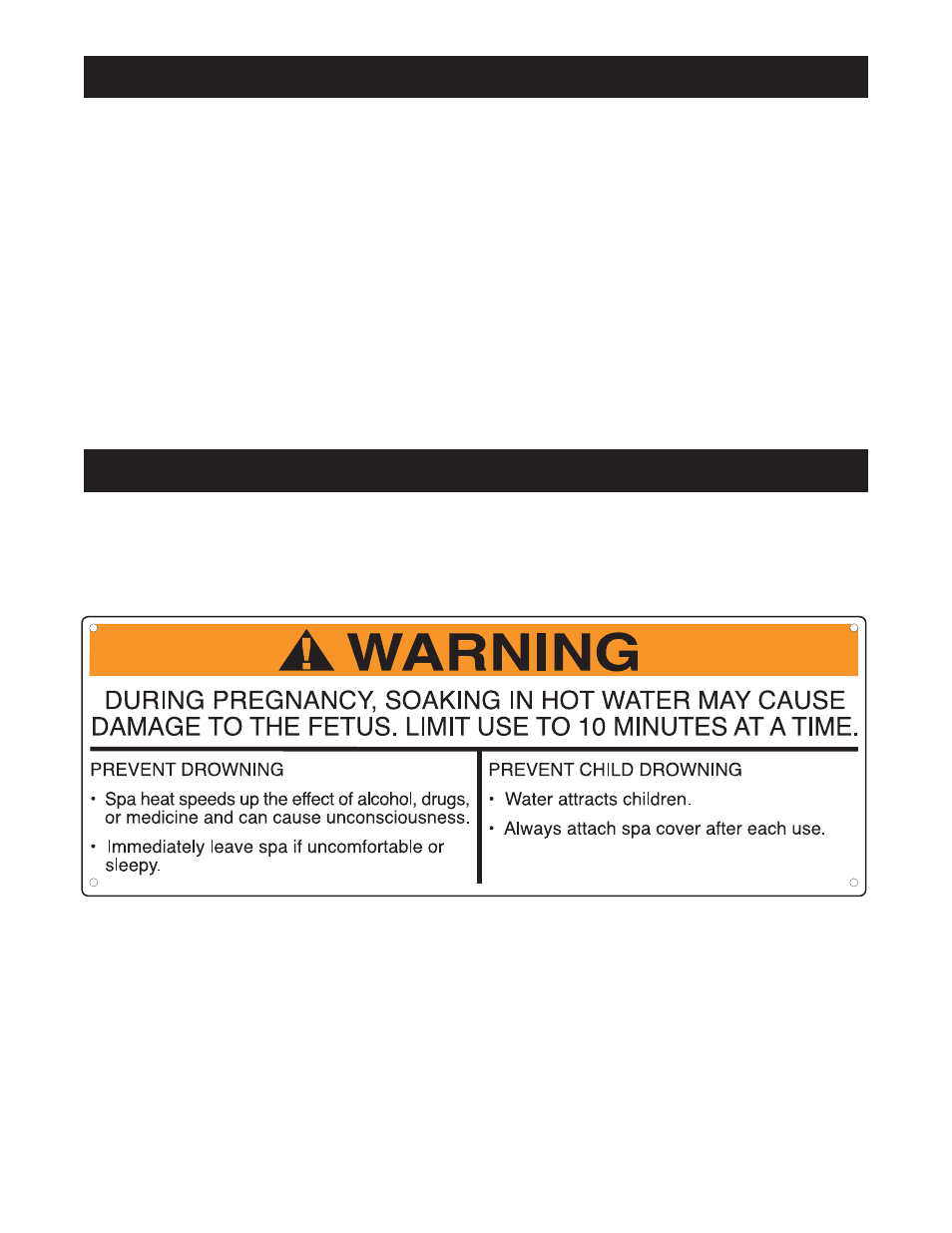 Posting the warning sign table of contents | Image IMSB61610 User Manual | Page 2 / 20