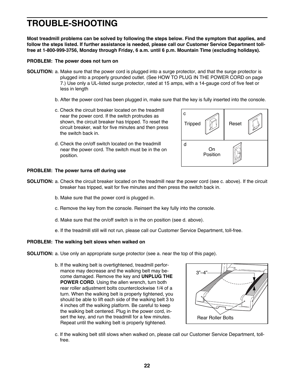 Trouble-shooting | Image IMTL11992 User Manual | Page 22 / 30