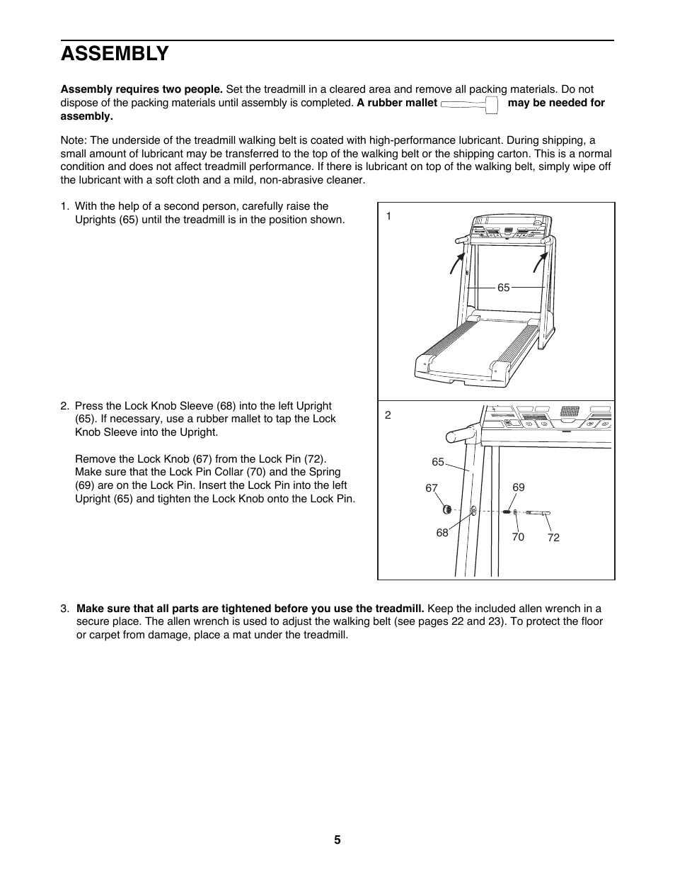 Assembly | Image IMTL11992 User Manual | Page 5 / 30