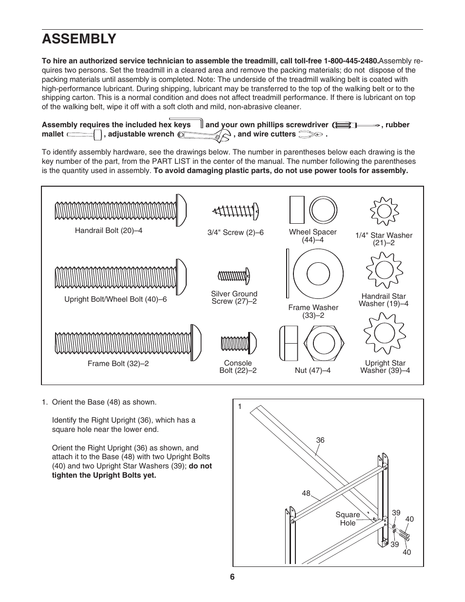 Assembly | Image IMTL39606.3 User Manual | Page 6 / 26